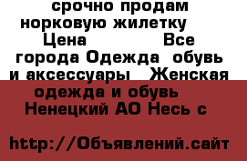 срочно продам норковую жилетку!!! › Цена ­ 13 000 - Все города Одежда, обувь и аксессуары » Женская одежда и обувь   . Ненецкий АО,Несь с.